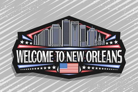 Vector logo for New Orleans 스톡 일러스트