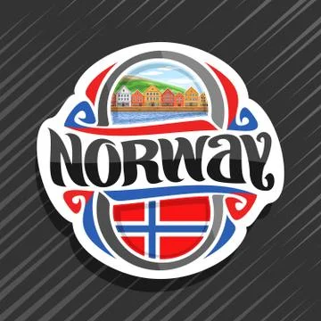 Vector logo for Norway Stock Illustration