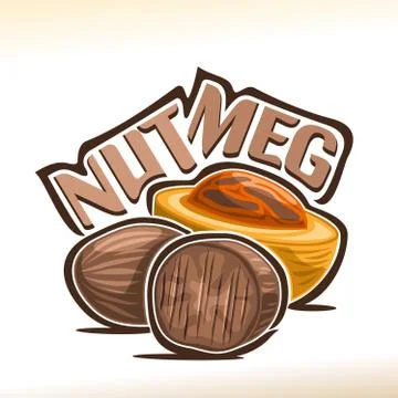 Vector logo for Nutmeg Stock Illustration