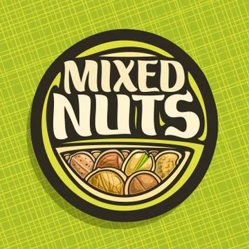 Vector logo for Nuts Stock Illustration