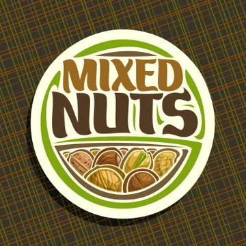 Vector logo for Nuts Stock Illustration