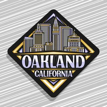 Vector logo for Oakland Illustrazione stock