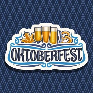 Vector logo for Oktoberfest Stock Illustration