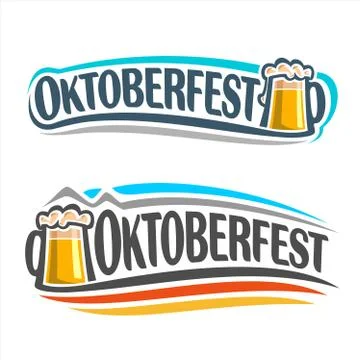 Vector logo for Oktoberfest Stock Illustration