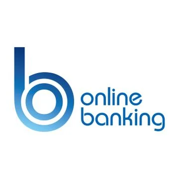 Vector logo for online Bank and online transfers Stock Illustration