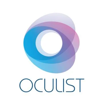 Vector logo optometrist, optics and vision check Stock Illustration