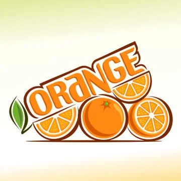 Vector logo for orange Stock Illustration