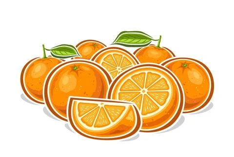 Vector logo for Oranges Stock Illustration
