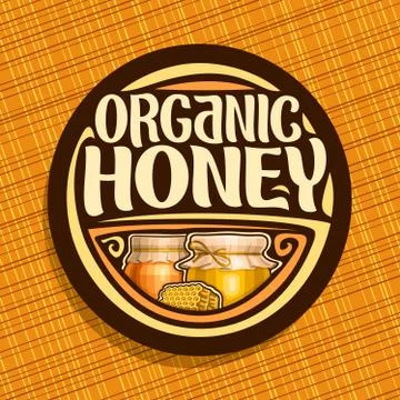Vector logo for Organic Honey Stock Illustration