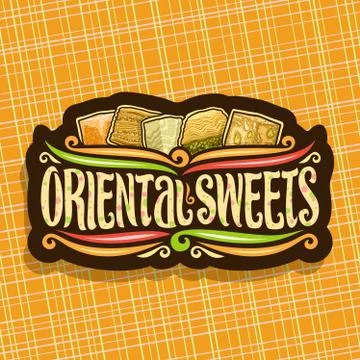 Vector logo for Oriental Sweets Stock Illustration