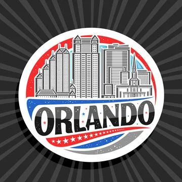 Vector logo for Orlando Ilustración de archivo