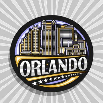 Vector logo for Orlando Stock Illustration