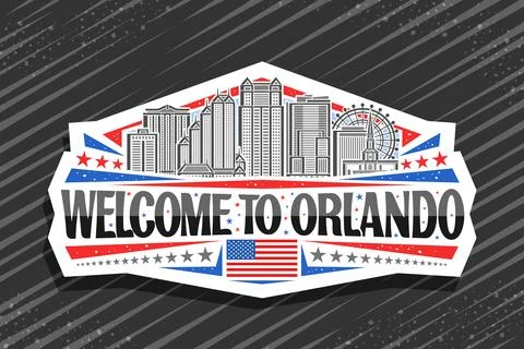 Vector logo for Orlando Stock Illustration