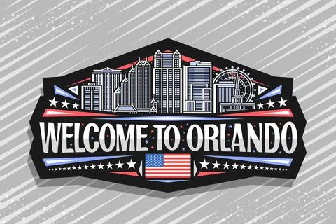 Vector logo for Orlando Illustrazione stock