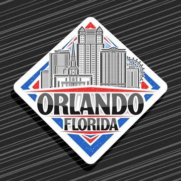 Vector logo for Orlando Stock Illustration