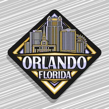 Vector logo for Orlando Stock Illustration