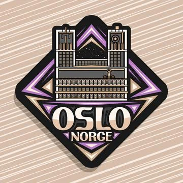 Vector logo for Oslo Stock Illustration