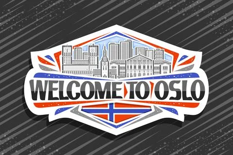 Vector logo for Oslo Stock Illustration