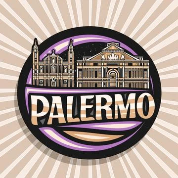 Vector logo for Palermo Stock Illustration