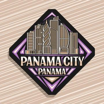 Vector logo for Panama City Illustration