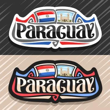 Vector logo for Paraguay Stock Illustration