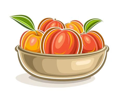 Vector logo for Peach Stock Illustration