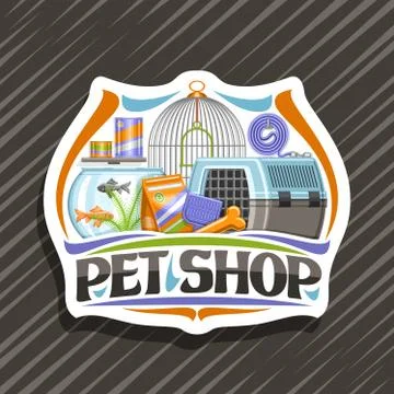 Vector logo for Pet Shop Stock Illustration