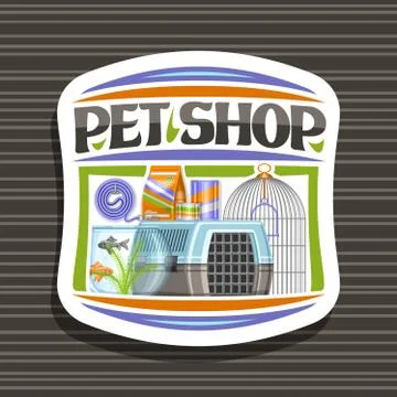 Vector logo for Pet Shop Stock Illustration