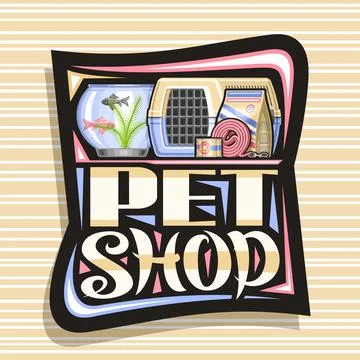 Vector logo for Pet Shop Stock Illustration