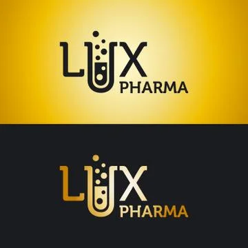 Vector logo for a pharmaceutical company Stock Illustration