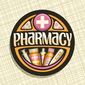 Vector logo for Pharmacy Stock Illustration
