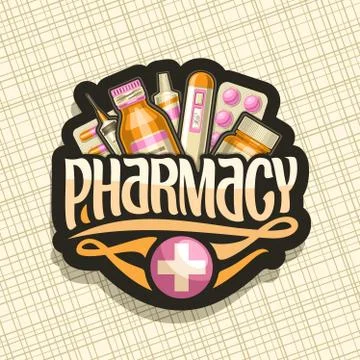 Vector logo for Pharmacy Stock Illustration