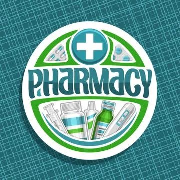 Vector logo for Pharmacy Stock Illustration