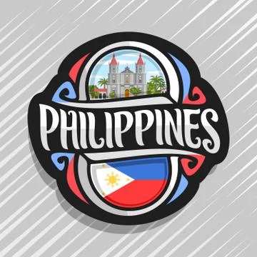 Vector logo for Philippines Ilustración de archivo