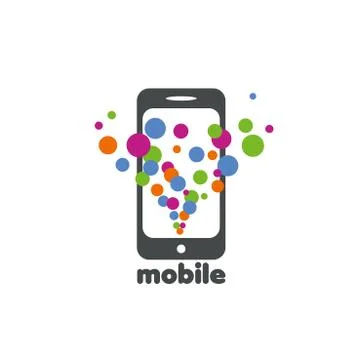 Vector logo phone Stock Illustration