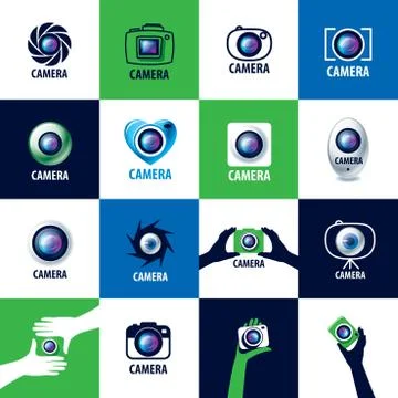 Vector logo for photographer Stock Illustration