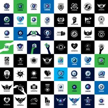 Vector logo for photographer Stock Illustration