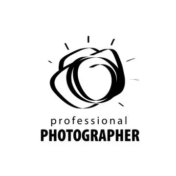 Vector logo for photographer Ilustração Stock