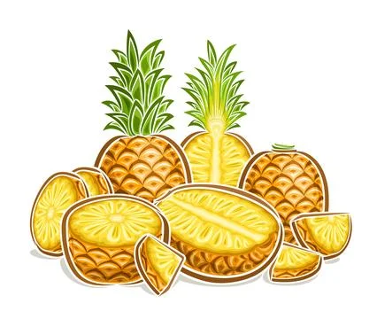 Vector logo for Pineapple Stock Illustration