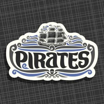 Vector logo for Pirates Stock Illustration