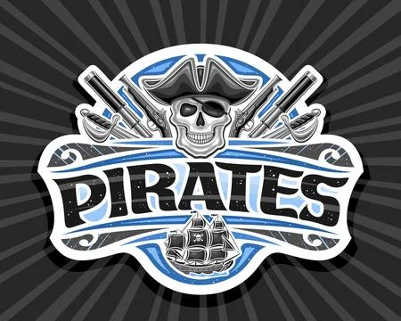 Vector logo for Pirates Stock Illustration