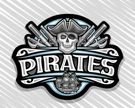 Vector logo for Pirates Stock Illustration