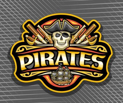 Vector logo for Pirates Stock Illustration