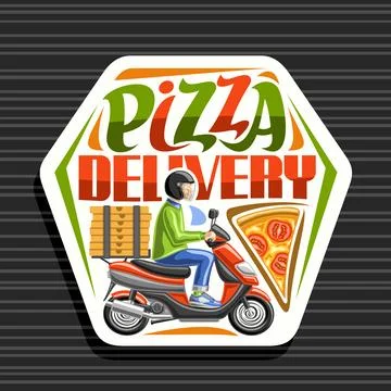 Vector logo for Pizza Delivery Stock Illustration