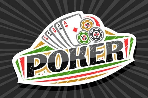 Vector logo for Poker Illustrazione stock