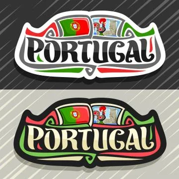 Vector logo for Portugal Stock Illustration