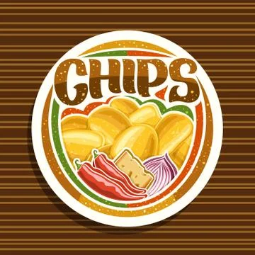 Vector logo for Potato Chips Stock Illustration
