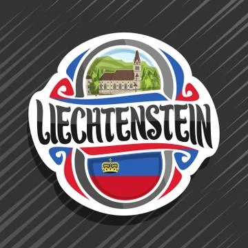 Vector logo for Principality of Liechtenstein Stock Illustration