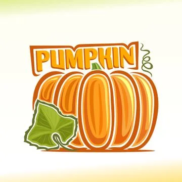 Vector logo for pumpkin Stock Illustration