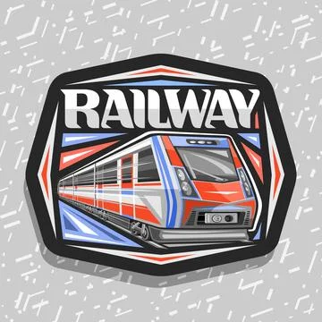 Vector logo for Railway Stock Illustration
